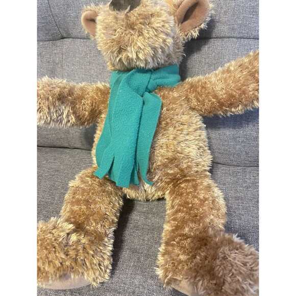 Vintage GUND Muldoon 4780 Brown Deer  Plush Stuffed Toy 20” Green Scarf RARE - Picture 3 of 7